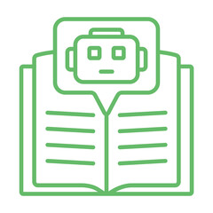 Fototapeta premium Machine Learning Icon
