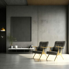 Interior of a room, nice chairs