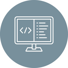 Obraz premium Coding Icon