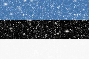 New concept Estonia flag White messy wall stucco texture background, Estonia flag paint, Estonia flag history, Estonia new flag.