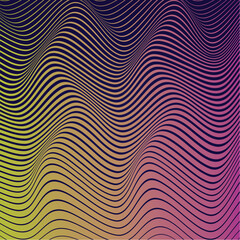 wave background illustration gradient design vector