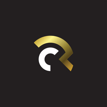 Lettering Combine Monogram Luxury Logo Letter RC CR