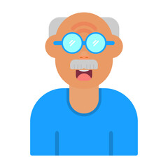 Obraz premium Old Man Icon