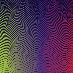wave background illustration gradient design vector
