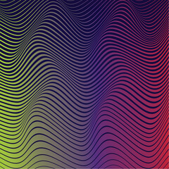 wave background illustration gradient design vector