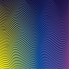 wave background illustration gradient design vector