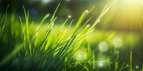 Beautiful nature with natural sunlight