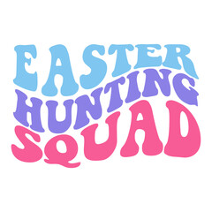 Easter hunting squad svg