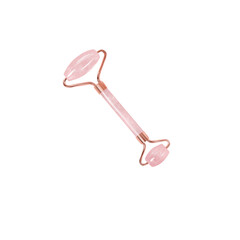 Gua-sha rolle pink color skin beautiful