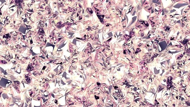 Shiny liquid ripples on the surface of a technological material with an elegant shape. Abstract oscillating ferromagnetic moving fluid. Modern nanotechnologies of metallic materials. Looped
