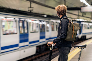 Young Man in Underground