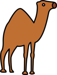 Camel Vector Icon
