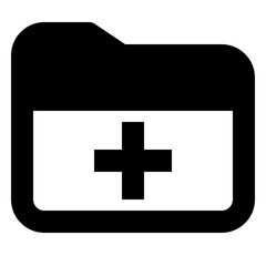 Folder glyph icon