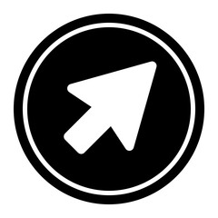 Cursor Circular line icon