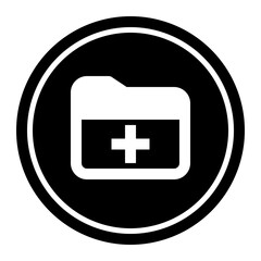 Folder Circular line icon