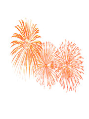 Realistic firework elements PNG format easy to use festive sparkler overlay