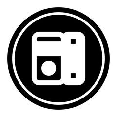 System Unit Circular line icon