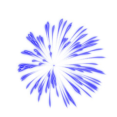 Realistic firework elements PNG format easy to use festive sparkler overlay
