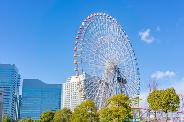 神奈川県横浜市みなとみらいの観覧車