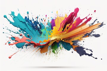 Colorful Ink Generative ai