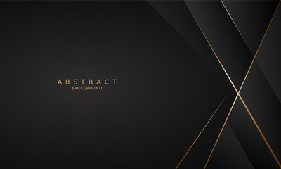 dark black luxury premium background and gold line.