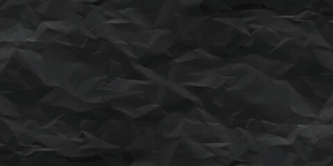 Black creased crumpled paper texture can be use as background. folded Black Paper Texture Images for background, Ragged black Paper. black waxed packing paper texture.	