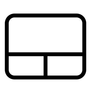 Touchpad line icon