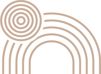 Obraz premium Abstract Bohemian Element Vector