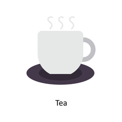 Tea vector Flat Icons. Simple stock illustration stock illustration