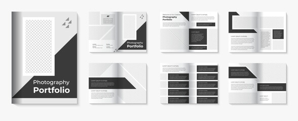 Multipurpose portfolio brochure template with architecture interior portfolio cover design