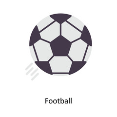 Fototapeta premium Football vector Flat Icons. Simple stock illustration stock illustration