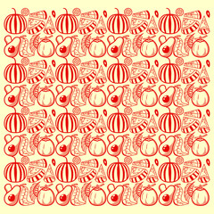 fruit pattern background suitable for background social media post and etc..