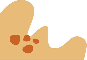 Organic Shape Corner Vector