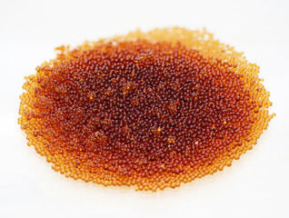 Microbeads of ion-exchange resin - polymer