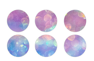 Purple bubble story highlight cover icons. Set of abstract pastel pink watercolor circles design. Highlight cover for social media stories