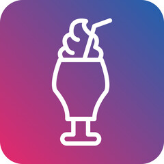 Milkshake Icon Style