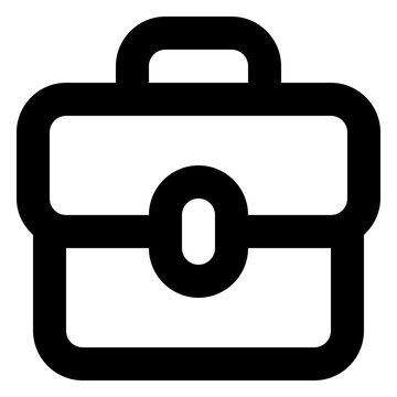 suitcase line icon