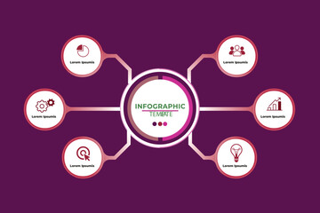  infographics 6 circle