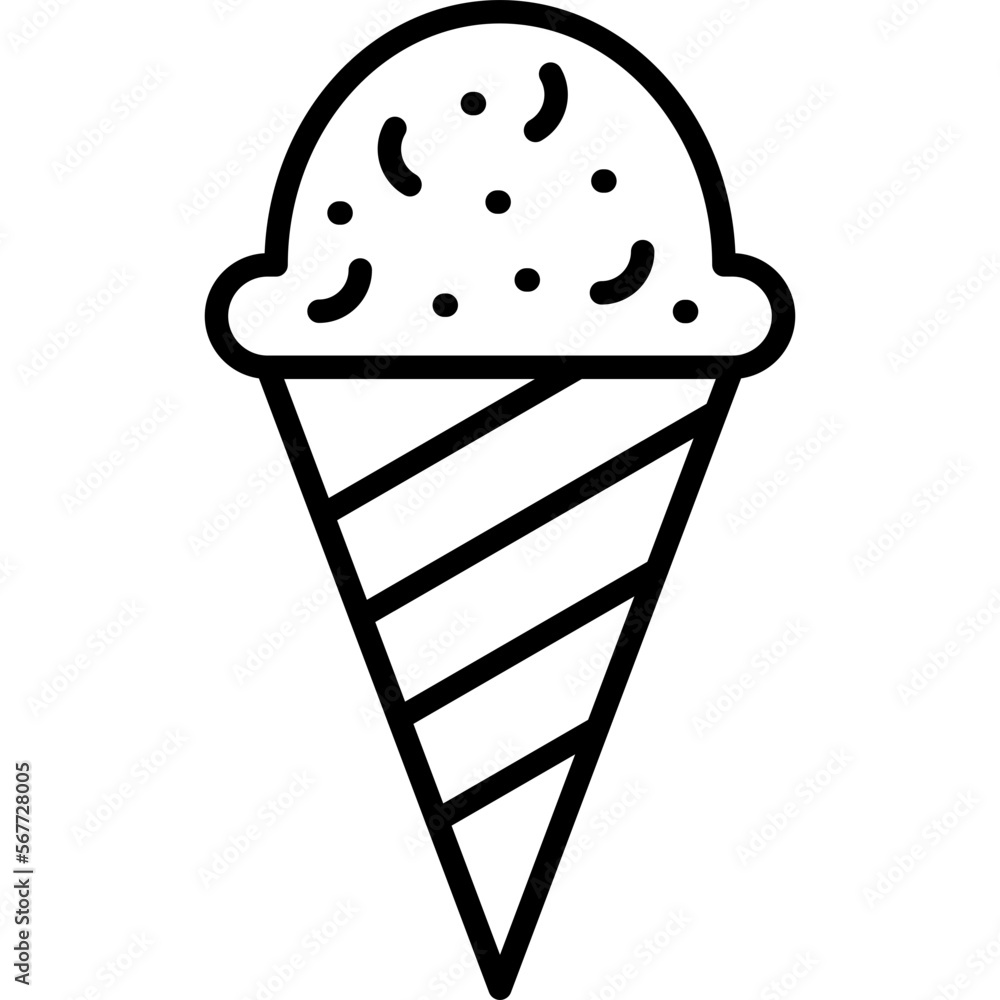 Poster icecream icon