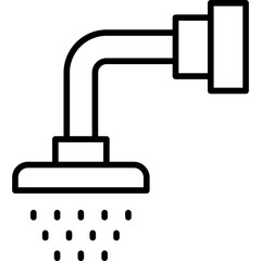Obraz premium Shower Head Icon