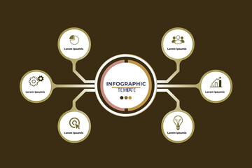  infographics 6 circle