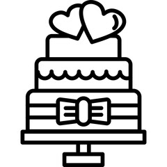 Wedding Cake Icon