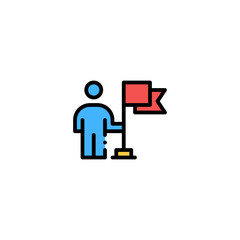 user goal icon