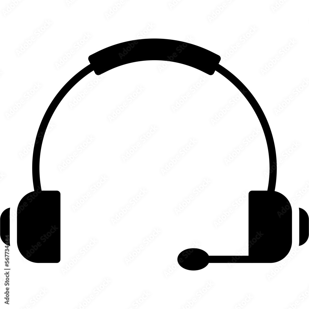 Canvas Prints Headphones Icon