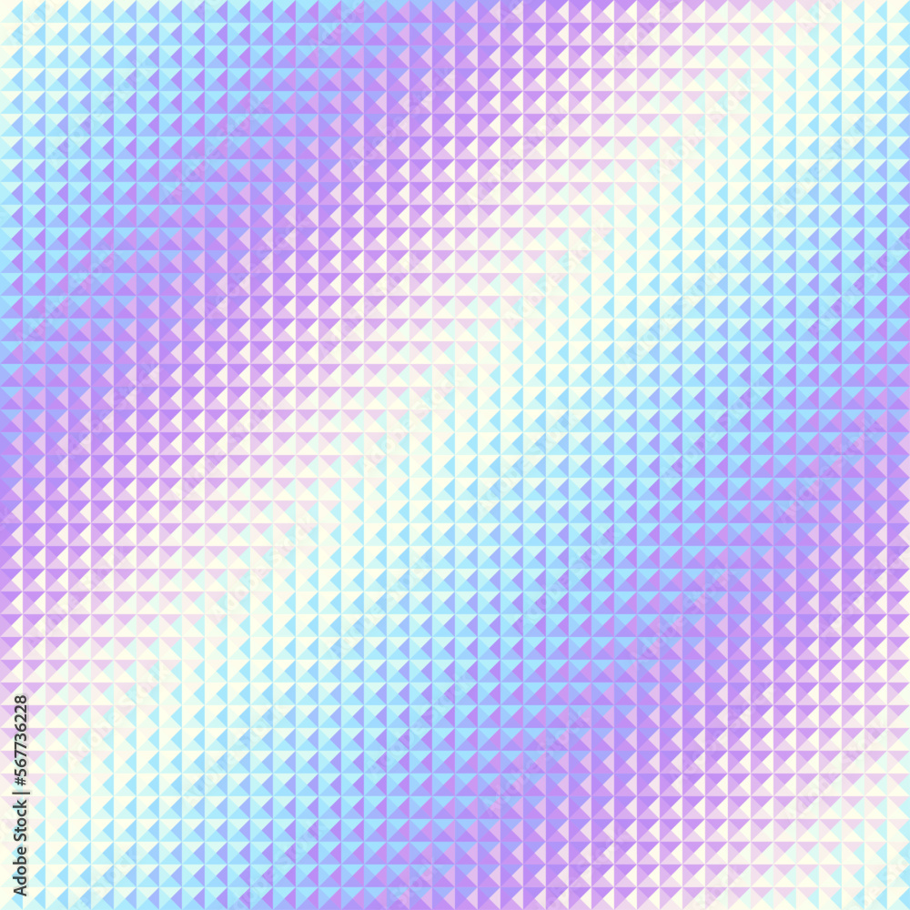 Poster Geometric abstract pattern in low poly style. Seamless image