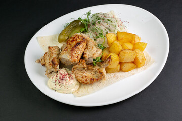 chicken with potatoes