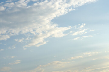 white clouds in the sky