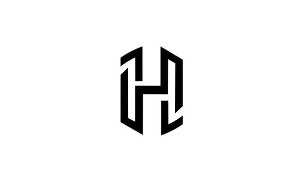 alphabet H logo vector