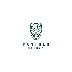 Panther logo design icon vector