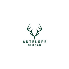 Fototapeta premium Antelope logo design icon vector
